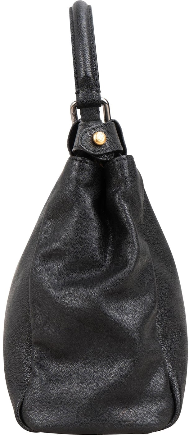 Fendi Black Leather Medium Peekaboo Handbag
