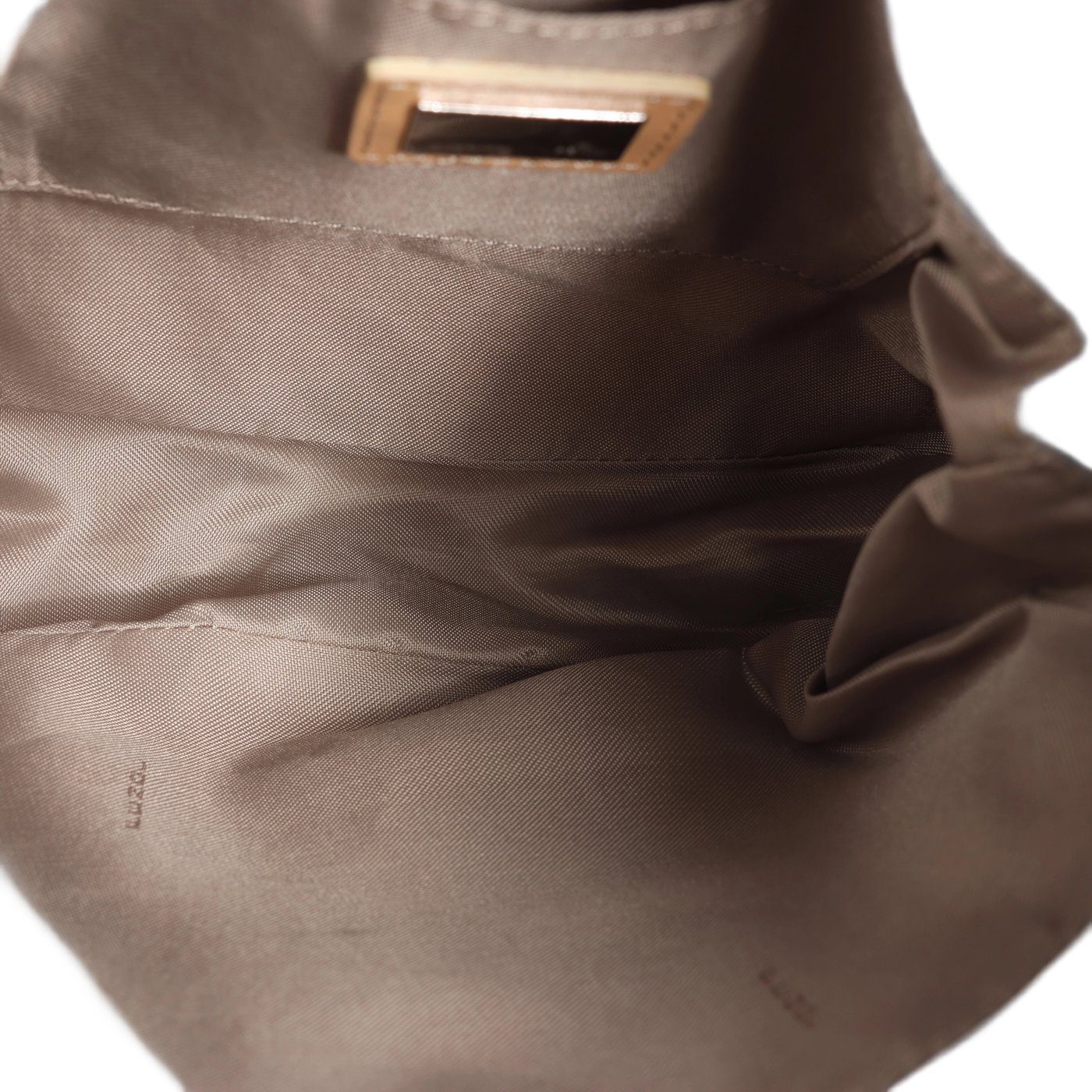 Fendi Zucchino Canvas & Leather Shoulder Bag in Blue 8BR068