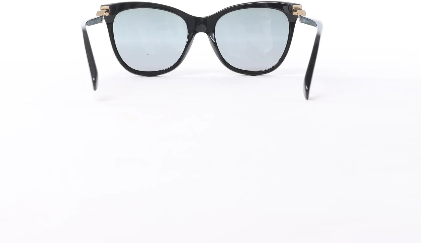 Fendi Zucca FF Logo Wayfarer Sunglasses in Black