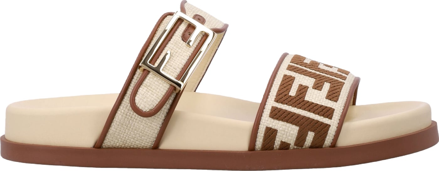 Feel Tes.Rafia Ric.Ff+Te.Rafia Beige Brown