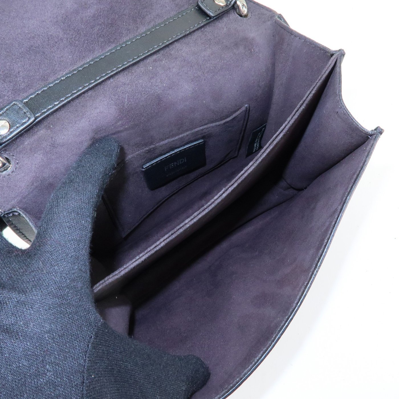 Fendi Kan I Leather Small