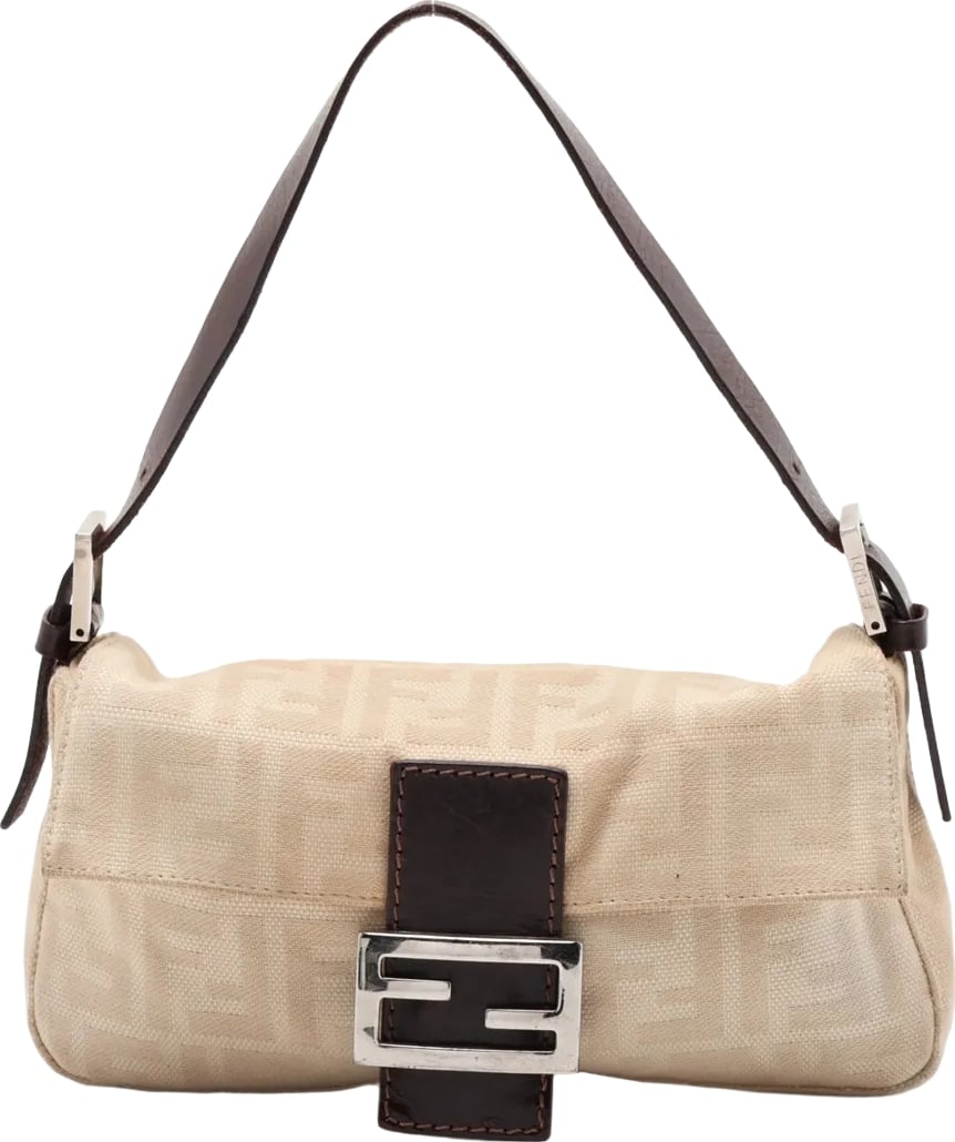 Fendi Baguette Pochette Zucca Canvas long