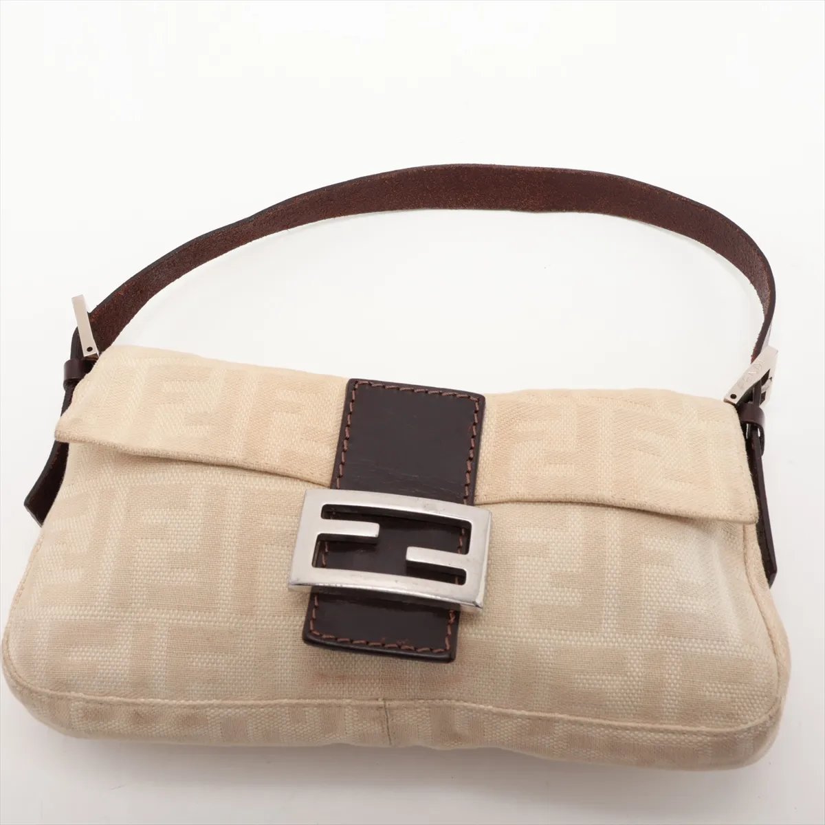 Fendi Baguette Pochette Zucca Canvas long