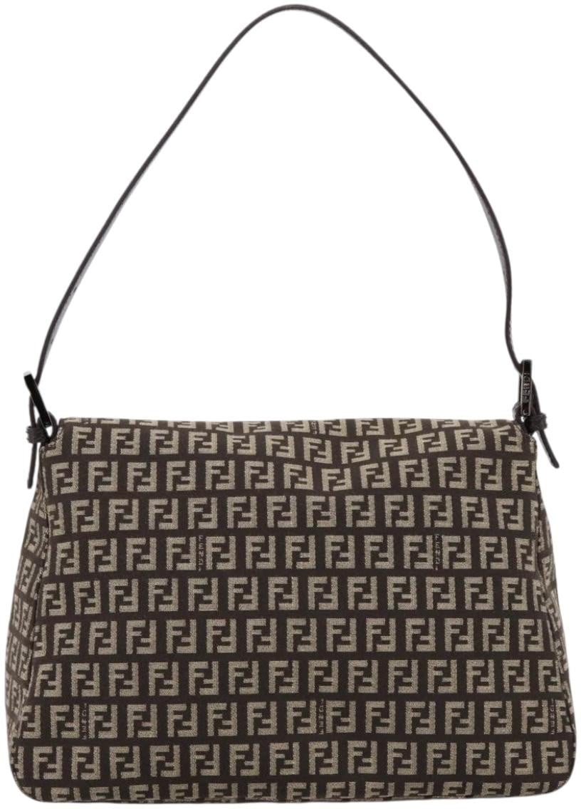 Fendi Mamma Baguette Zucca Jacquard Velvet Medium