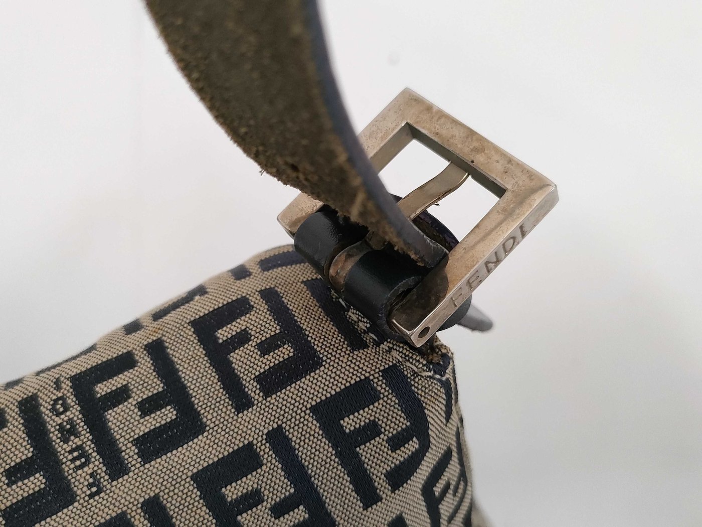 Fendi Zucchino Mamma Baguette Canvas Medium