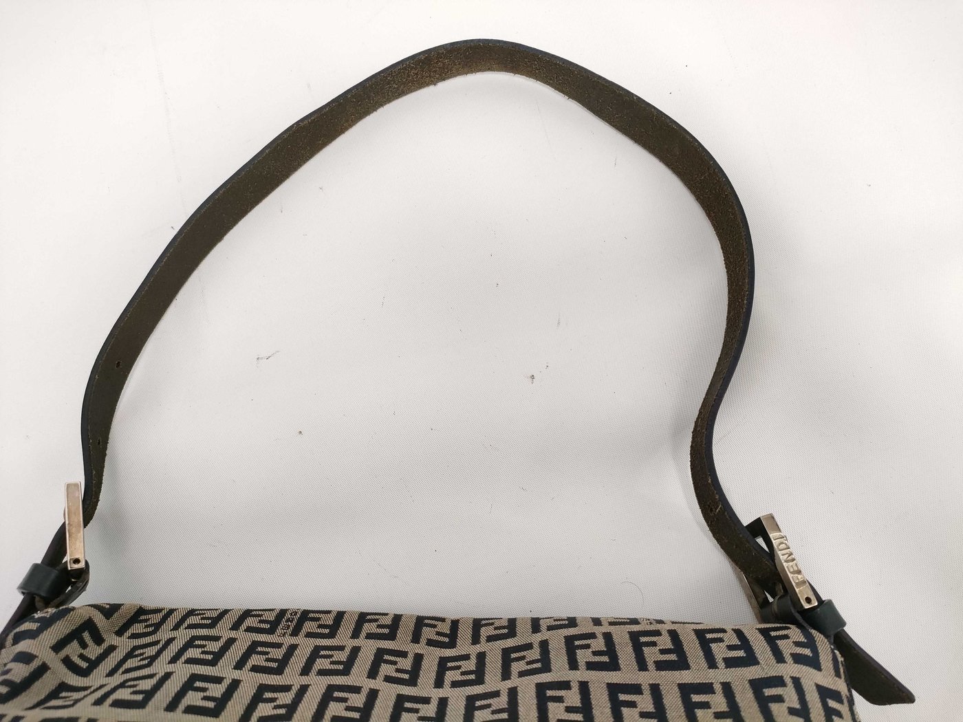 Fendi Zucchino Mamma Baguette Canvas Medium
