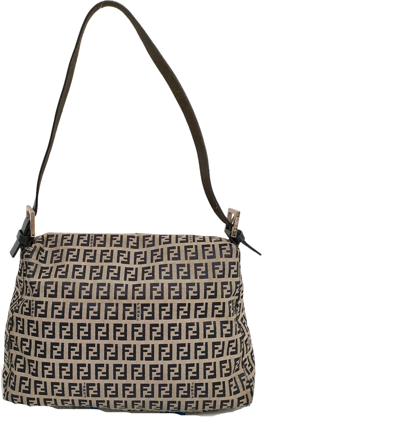 Fendi Zucchino Mamma Baguette Canvas Medium