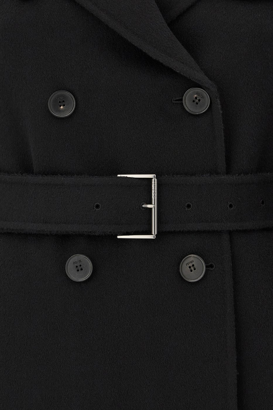 Fendi Black wool coat