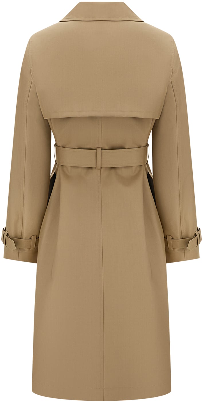 Fendi Beige polyester and cotton trench
