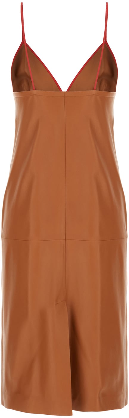 Fendi Caramel leather dress