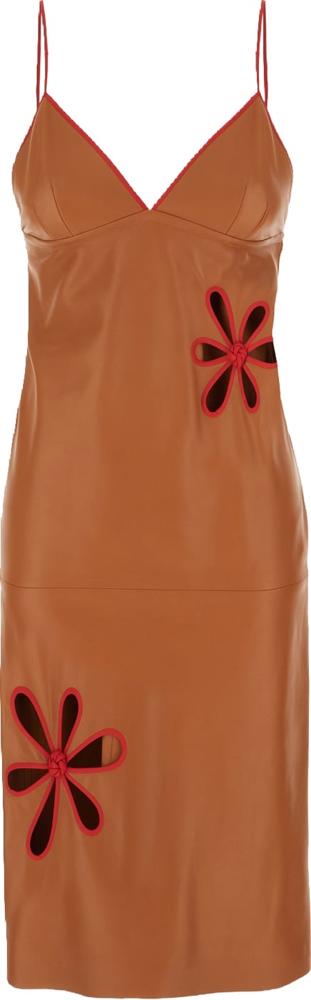 Fendi Caramel leather dress
