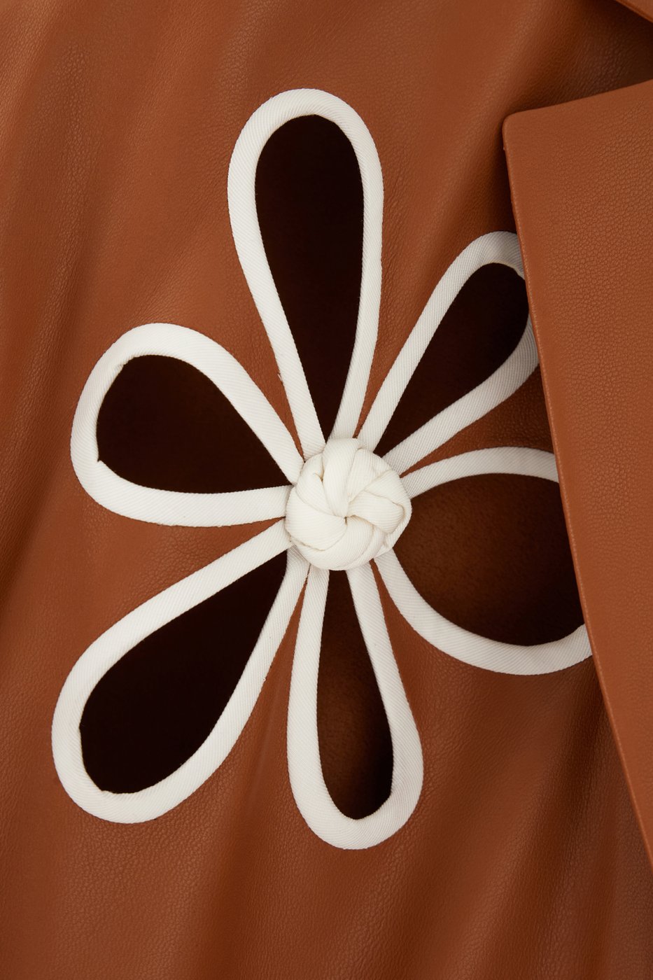 Fendi Caramel leather coat