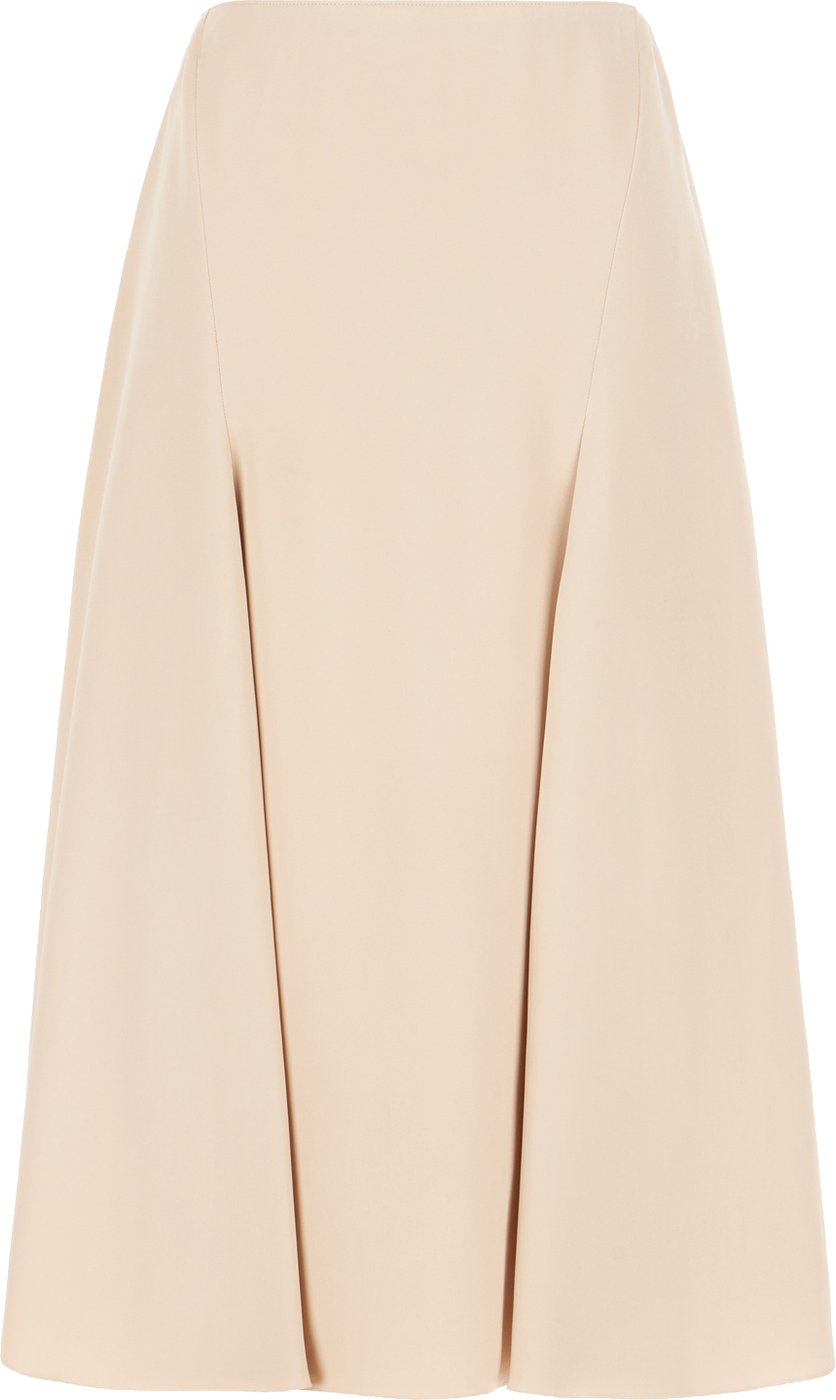 Fendi Skin pink silk skirt