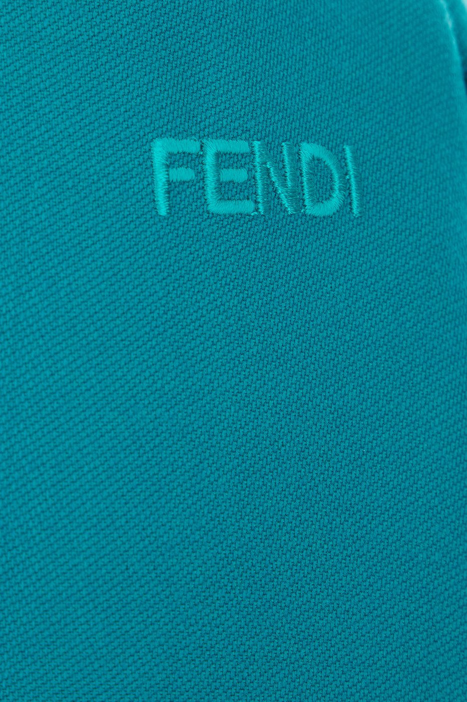 Fendi Turquoise wool pants