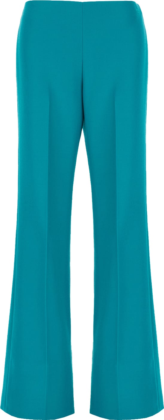 Fendi Turquoise wool pants