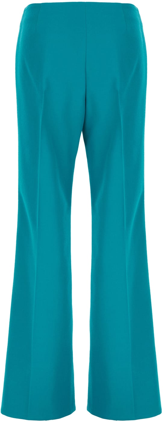 Fendi Turquoise wool pants