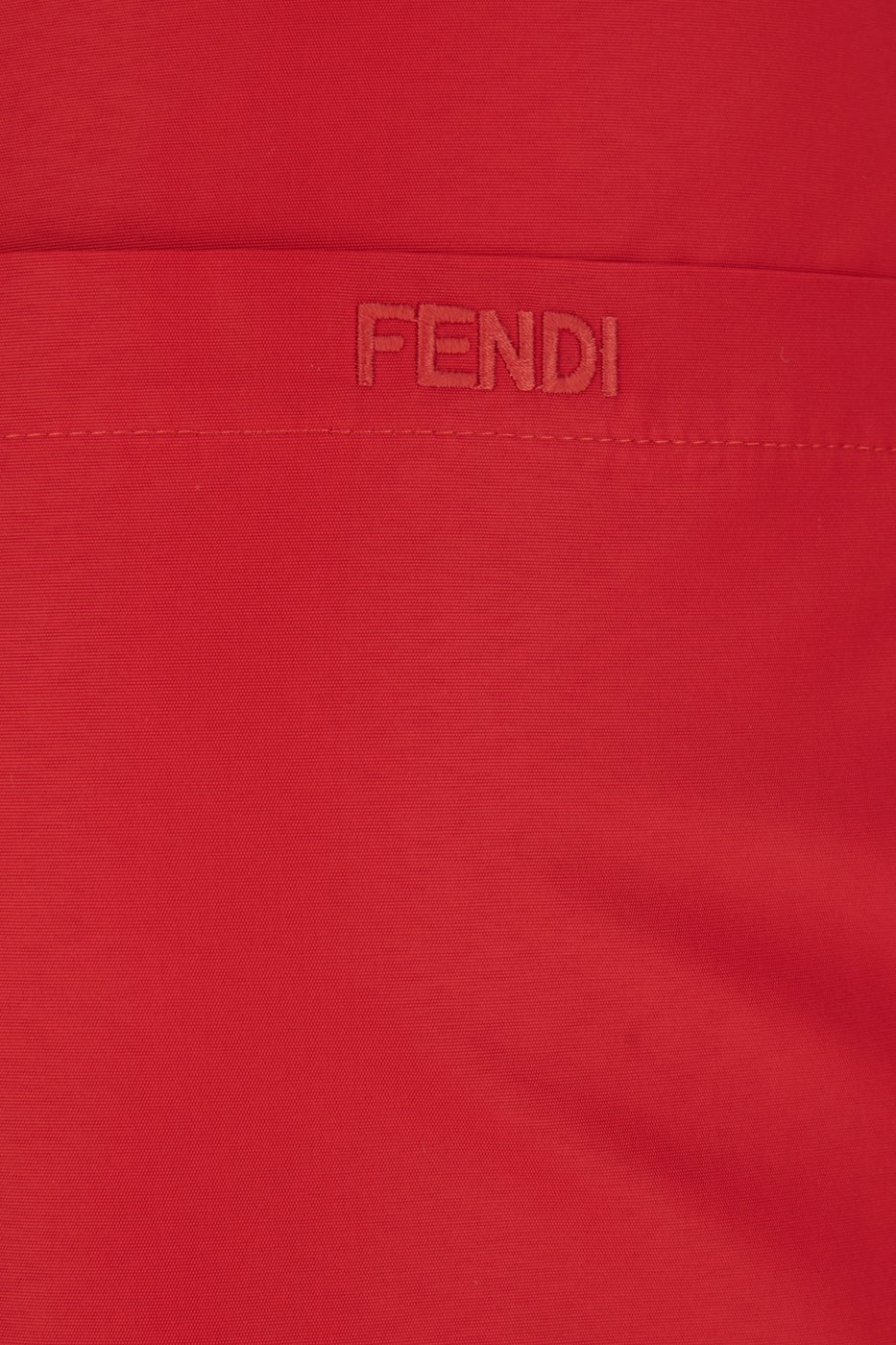 Fendi Red viscose blend pant