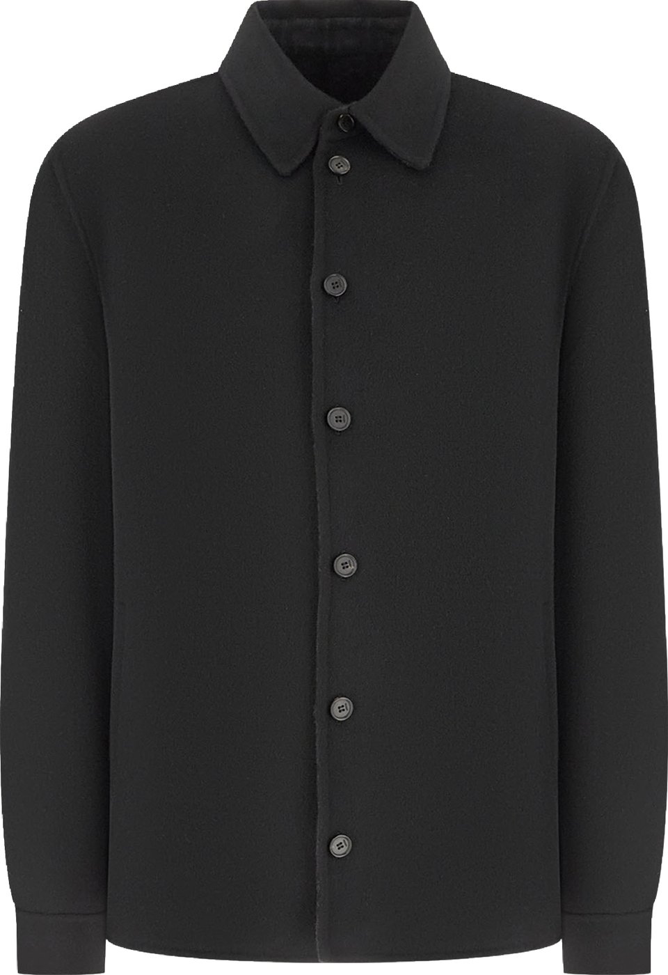 Fendi Black wool and silk coat