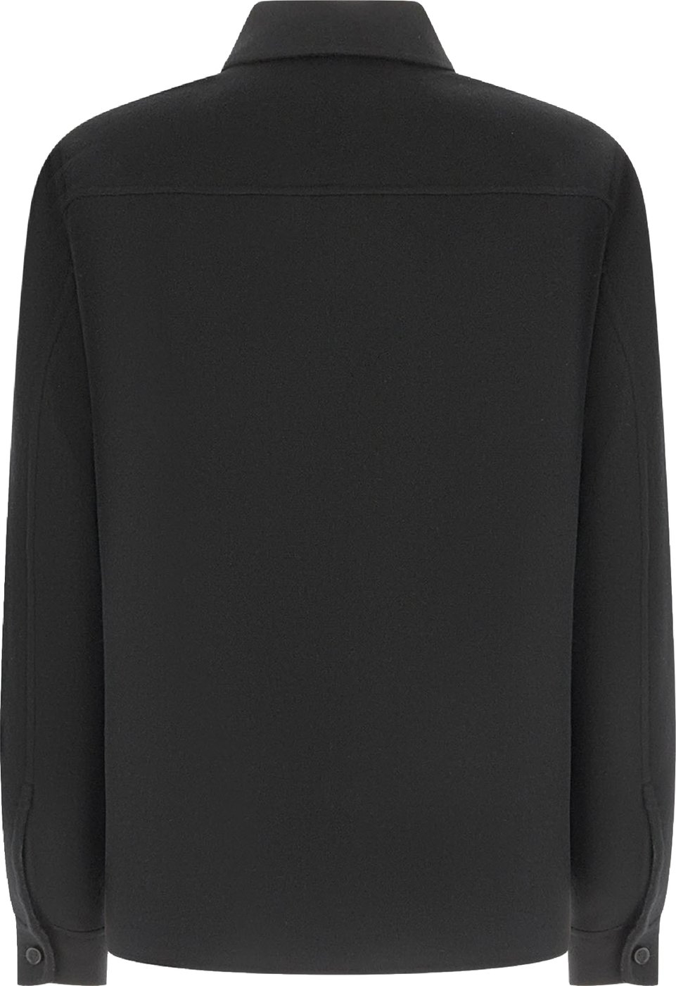 Fendi Black wool and silk coat