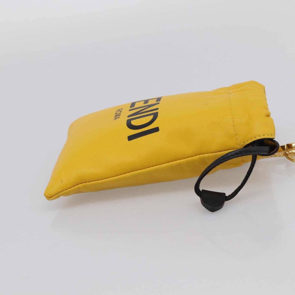 Fendi Logo Drawstring Leather