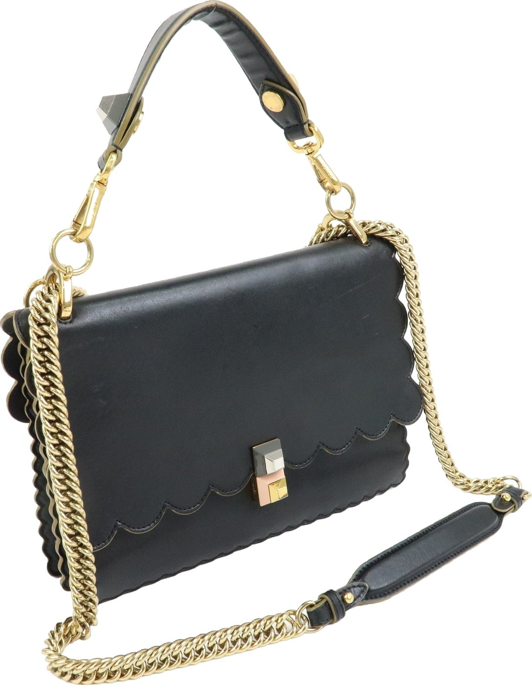 Fendi Kan I Leather Medium