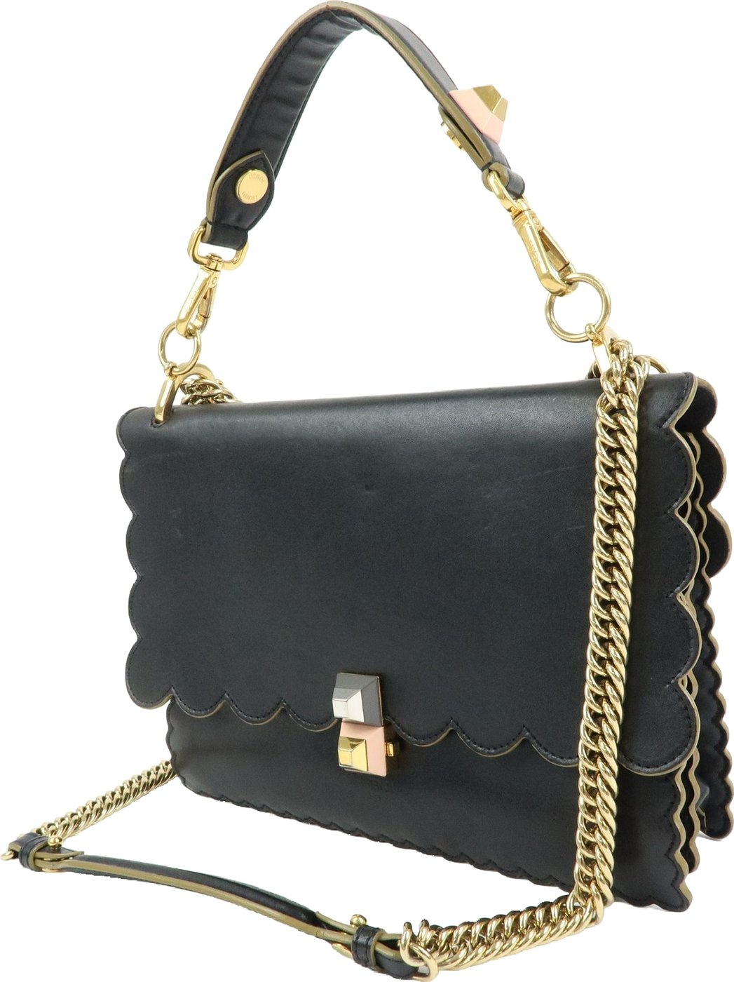 Fendi Kan I Leather Medium