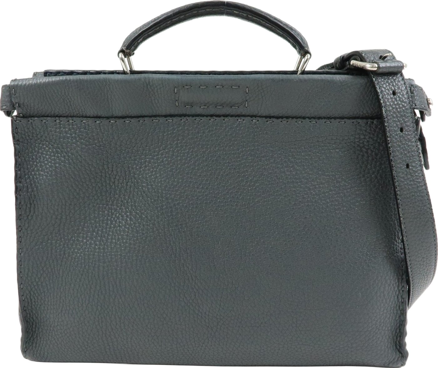 Fendi Selleria Peekaboo Grainy Leather Regular