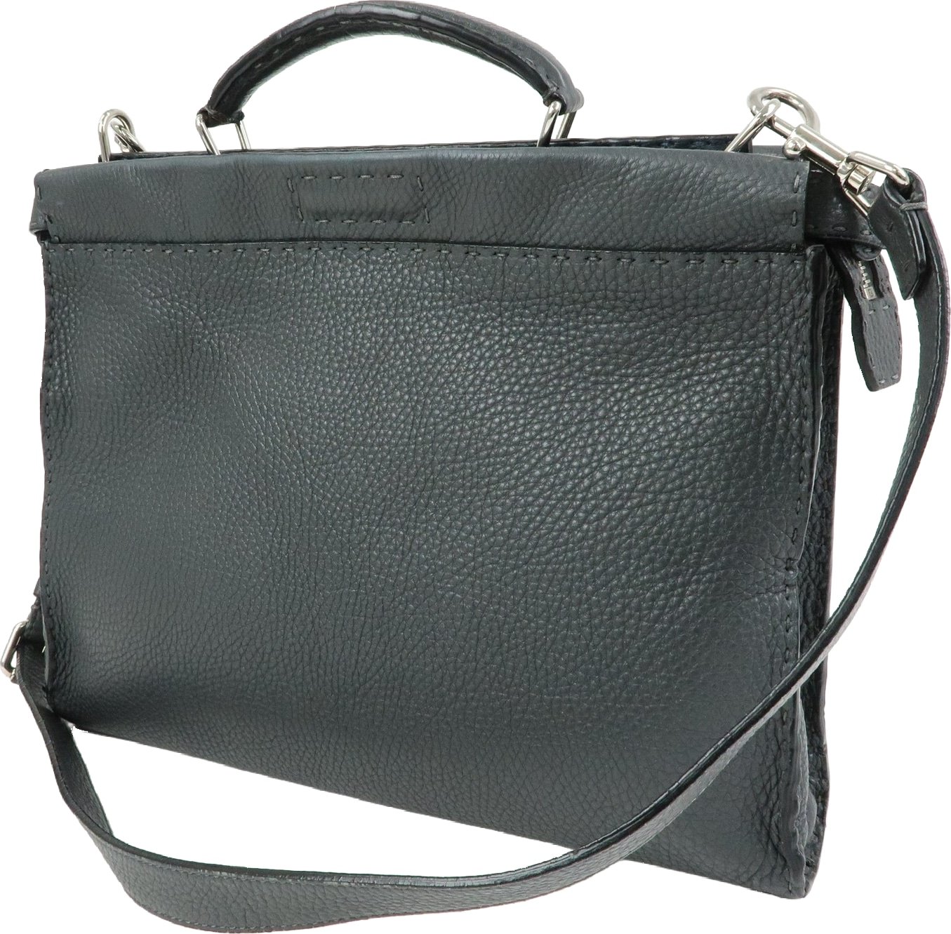 Fendi Selleria Peekaboo Grainy Leather Regular