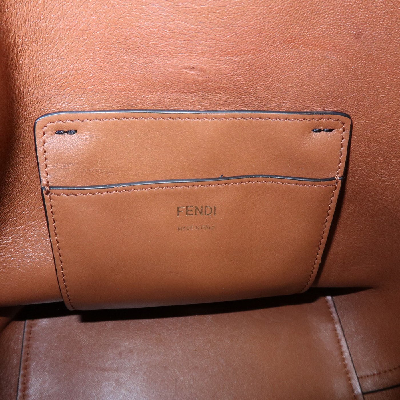Fendi Mon Tresor Bucket Perforated Leather Small