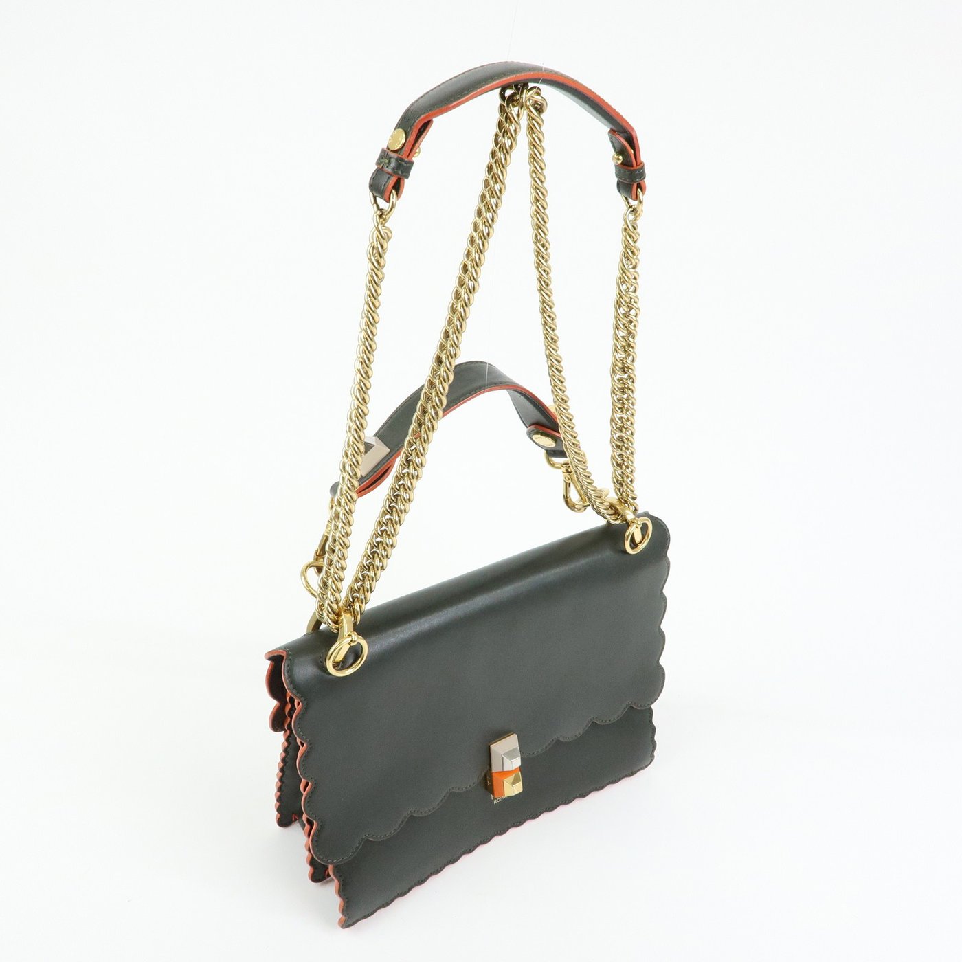 Fendi Kan I Leather Medium