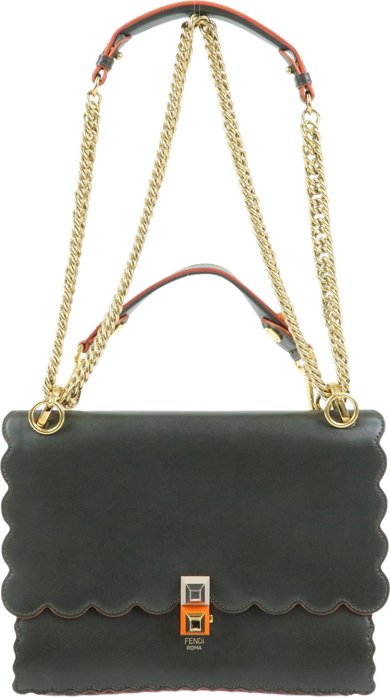 Fendi Kan I Leather Medium