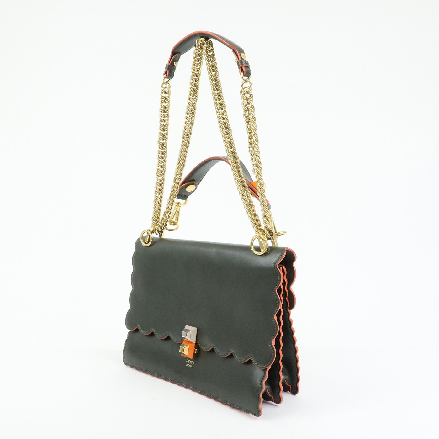 Fendi Kan I Leather Medium