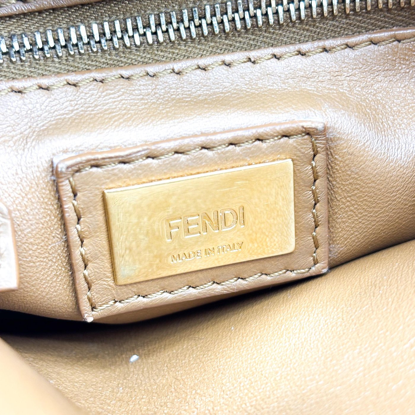 Fendi Peekaboo Whipstitch Leather Regular