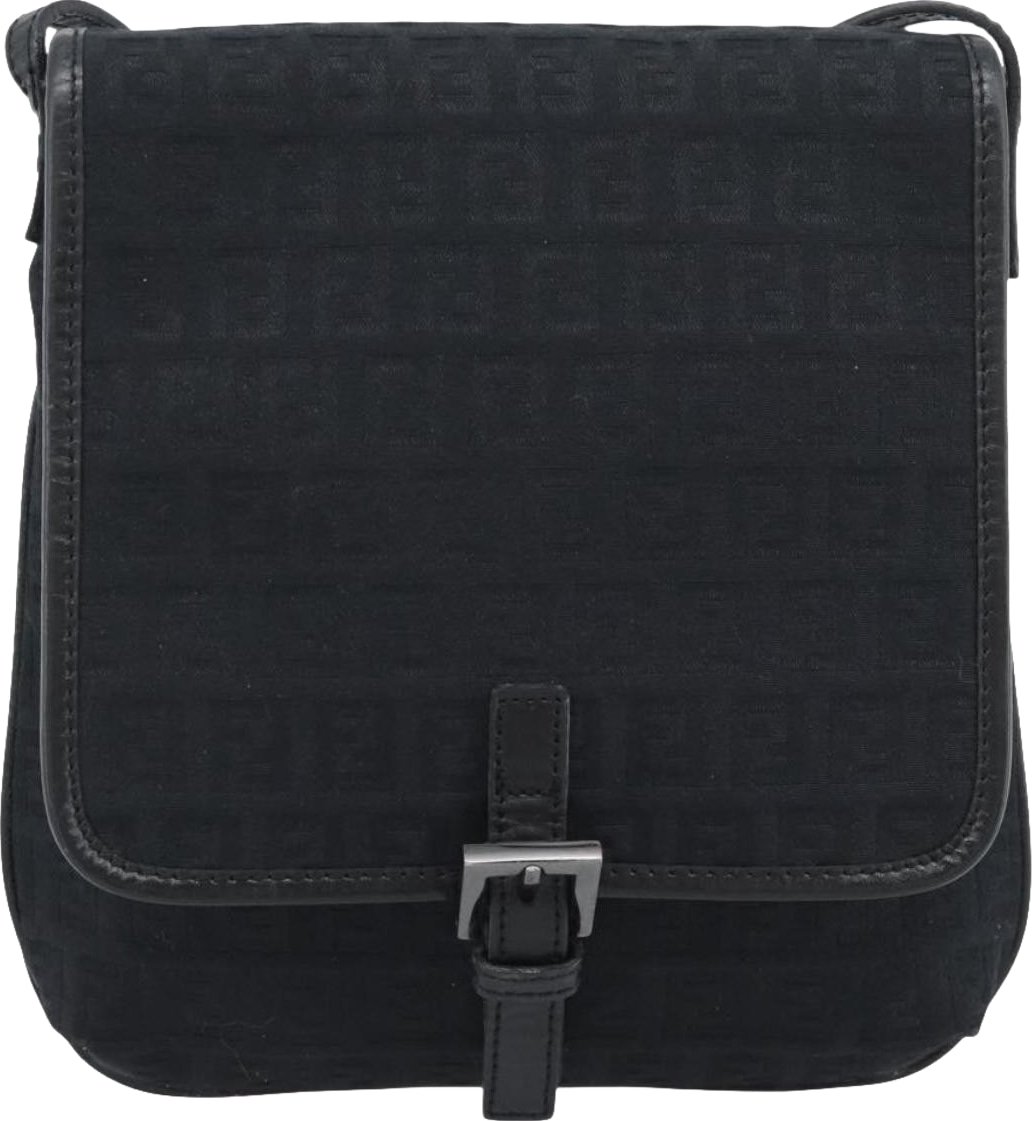 Fendi Shoulder Zucchino Canvas Small