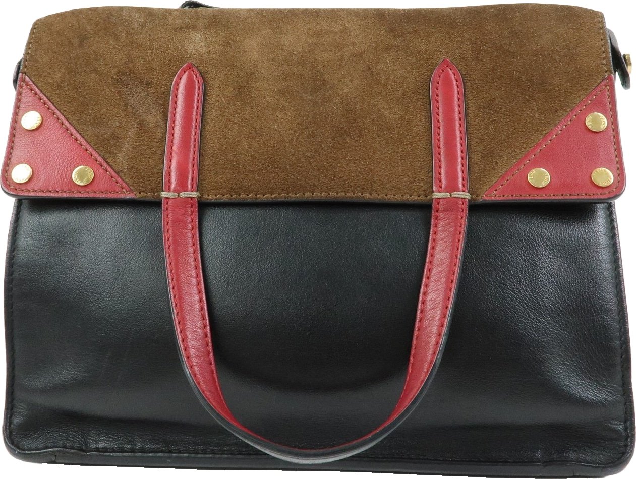 Fendi Flip Leather and Suede Regular
