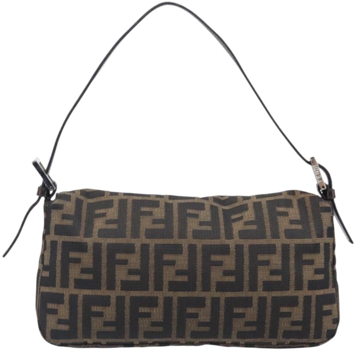 Fendi Mamma Baguette Zucca Jacquard Velvet Medium