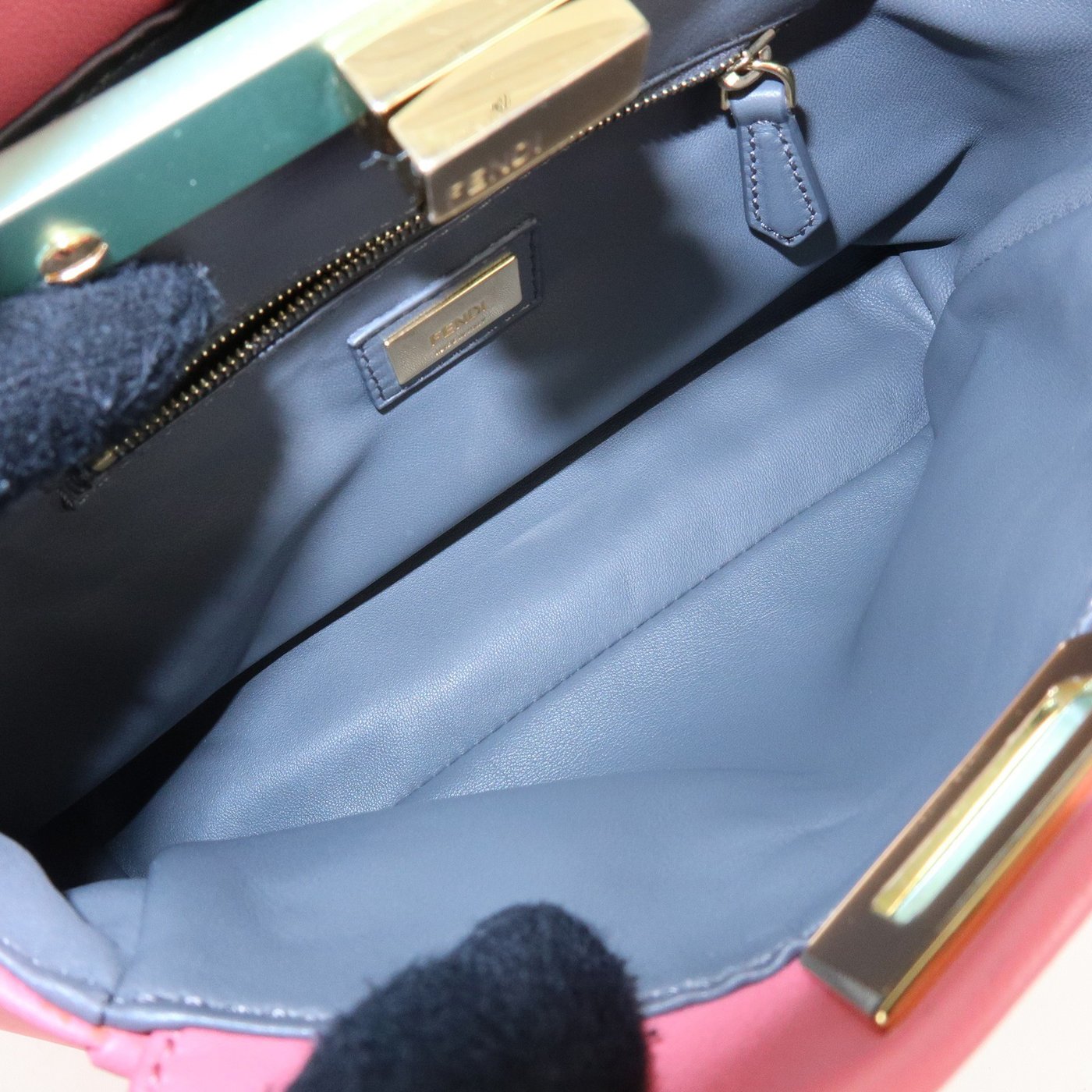 Fendi Peekaboo Leather Mini