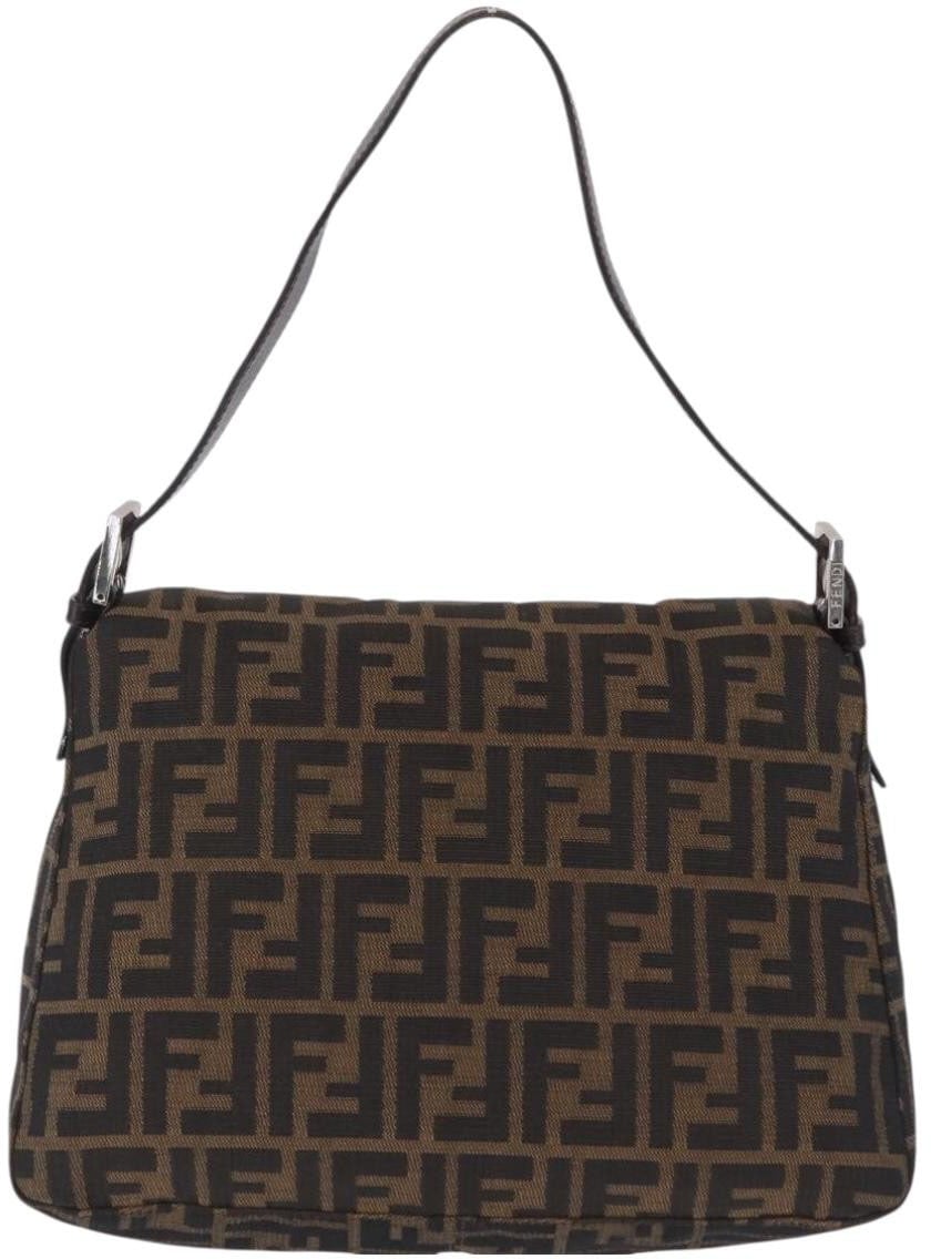 Fendi Zucchino Mamma Baguette Canvas Medium