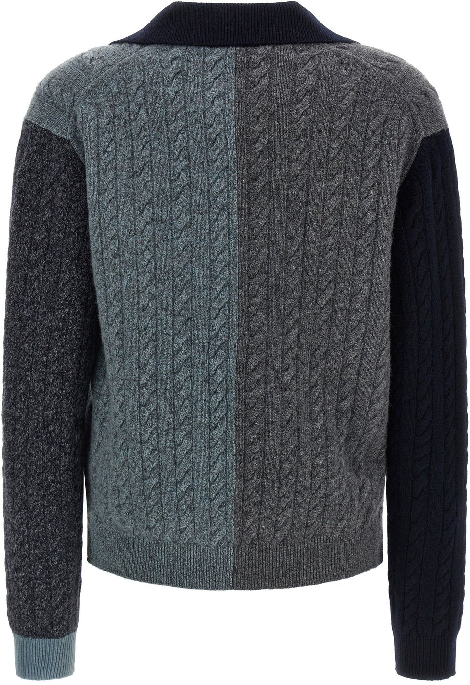 Ferragamo Multicolor Virgin Wool Cardigan