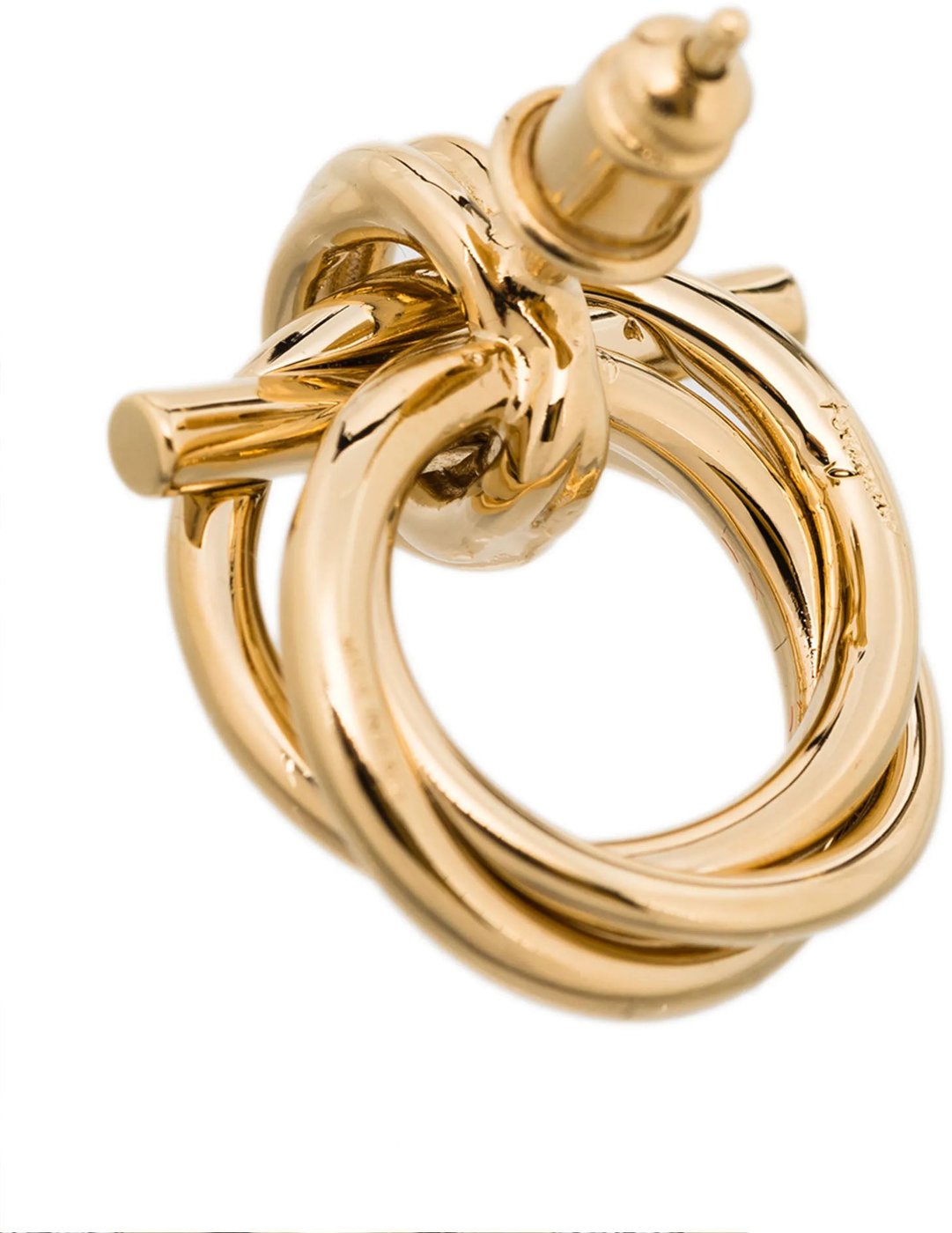 Ferragamo Gold Brass Earrings