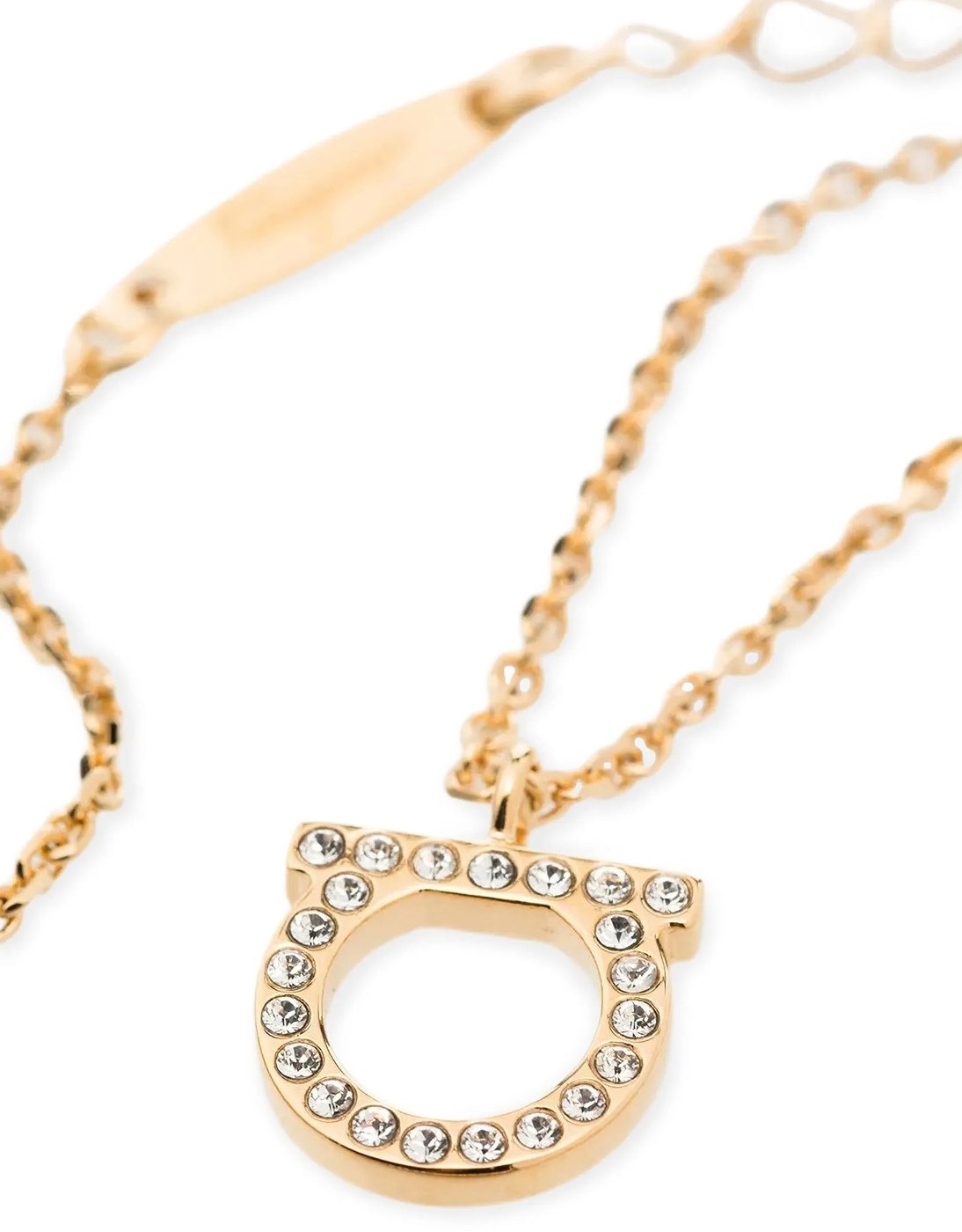 Ferragamo Gold Brass Necklace