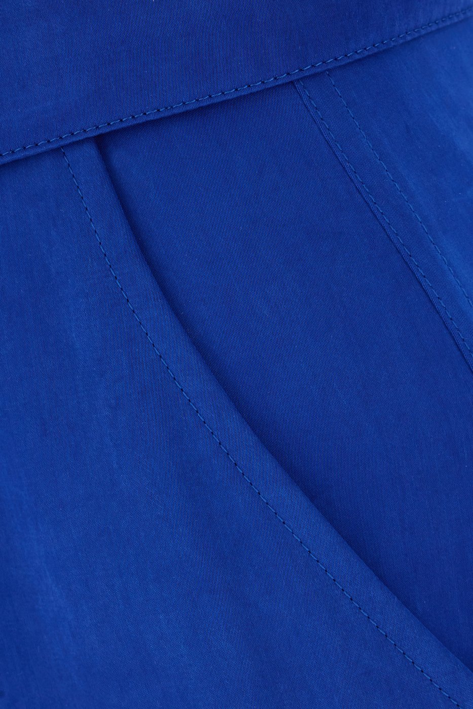 Ferragamo Electric blue lyocell cargo pants