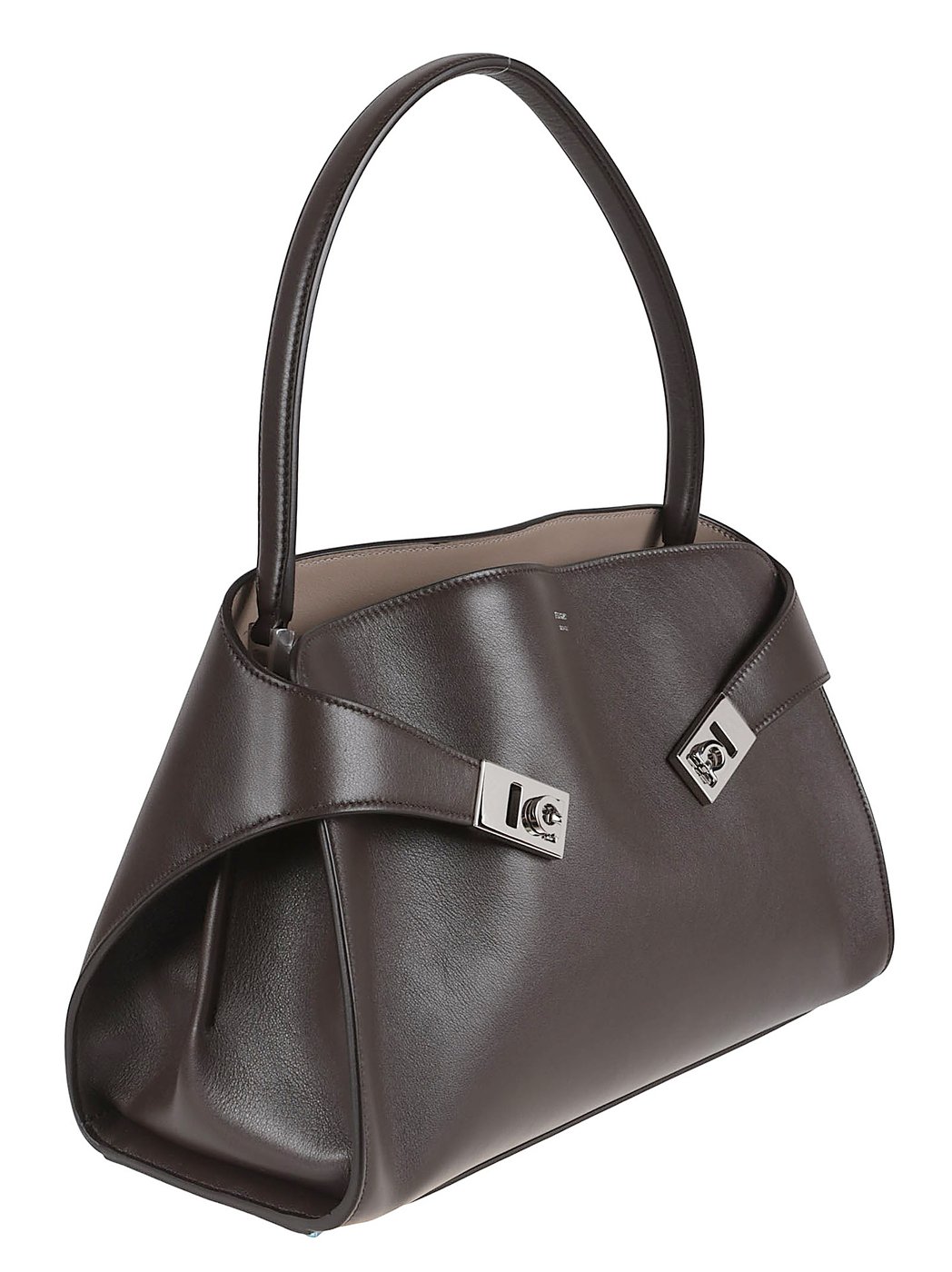 Soft-Structured Shoulder Bag with Palladium Buckle Details