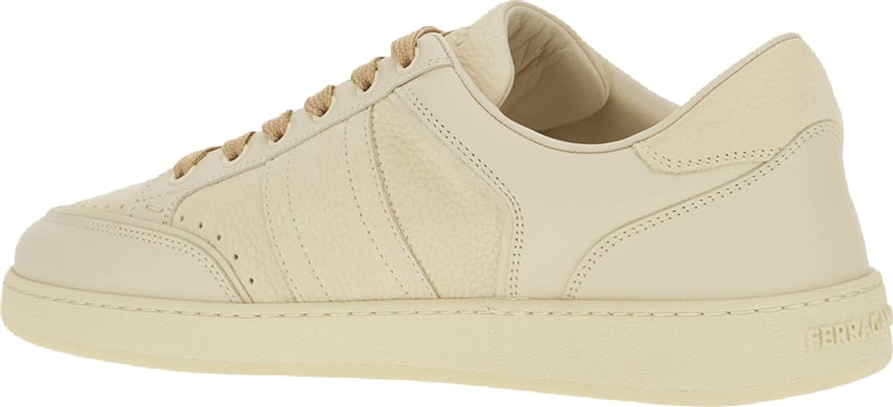 Ferragamo Sand leather sneakers