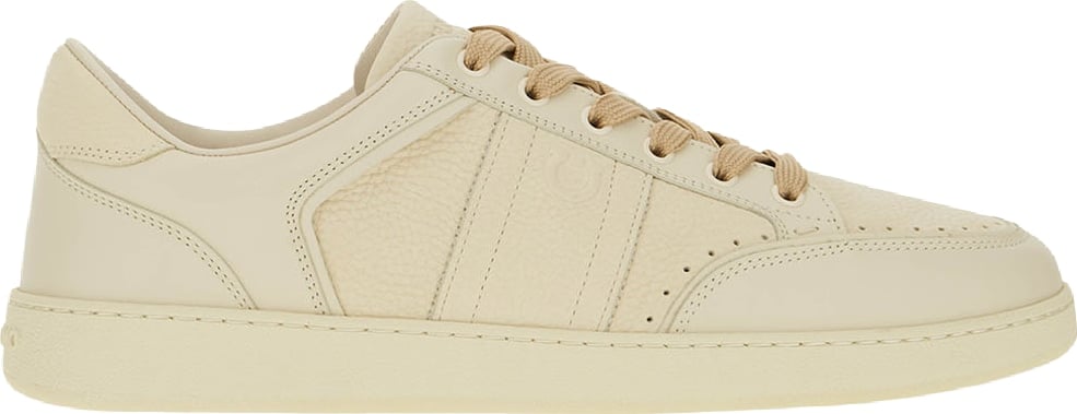 Ferragamo Sand leather sneakers