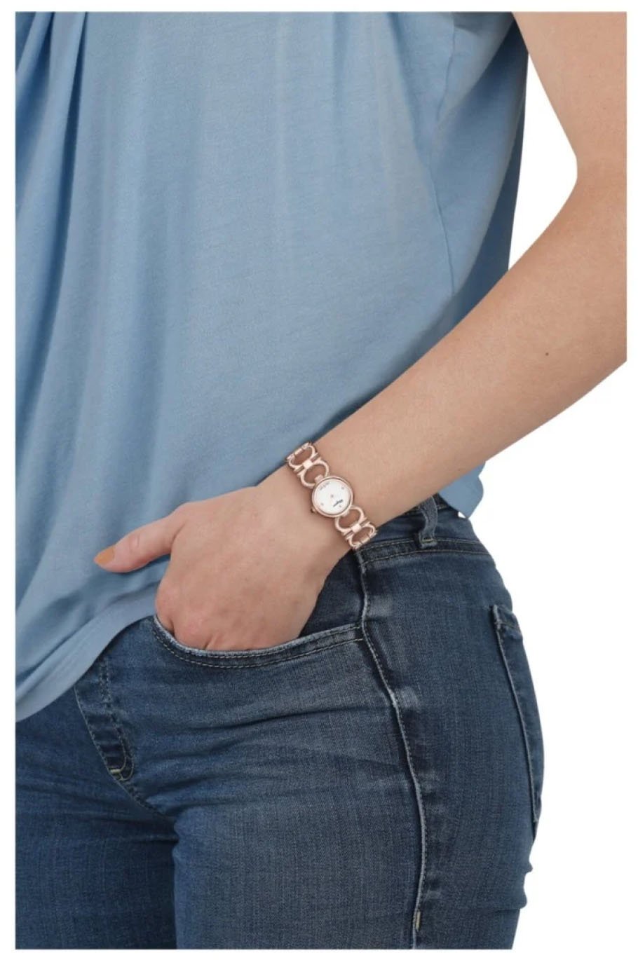 Double Gancini Bracelet Quartz Watch