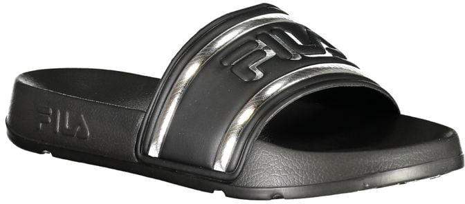 Fila Black Polyurethane Women's Slipper