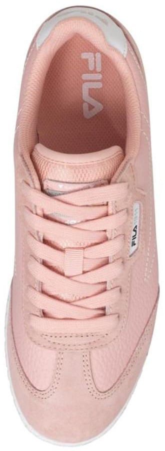 Fila Pink Leather Low Top Sneakers