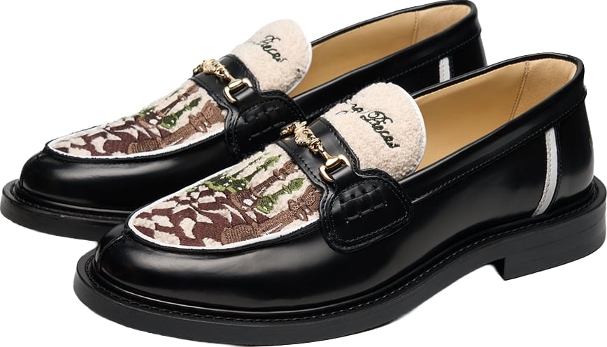 Loafer Chess Black