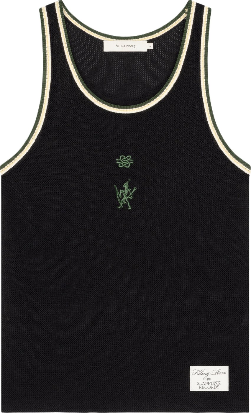 Knit Tank Top Slapfunk Black